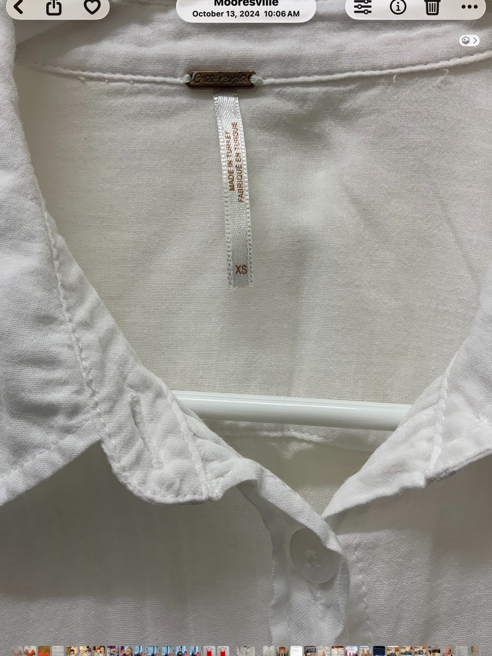 Free People High Low Shirt - Picture 3 of 3